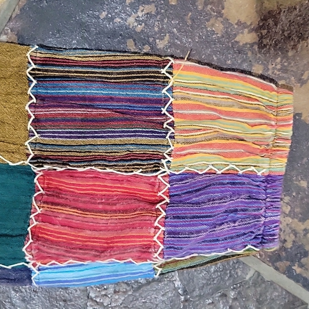 Rising International Patchwork Side Pocket Hippie… - image 6